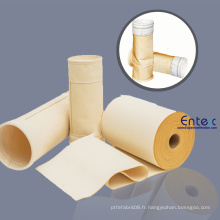 550/600/650 gms automatic hot weld technology PPS scrim PTFE,fiber glass hybrid needle felt fabric and bag